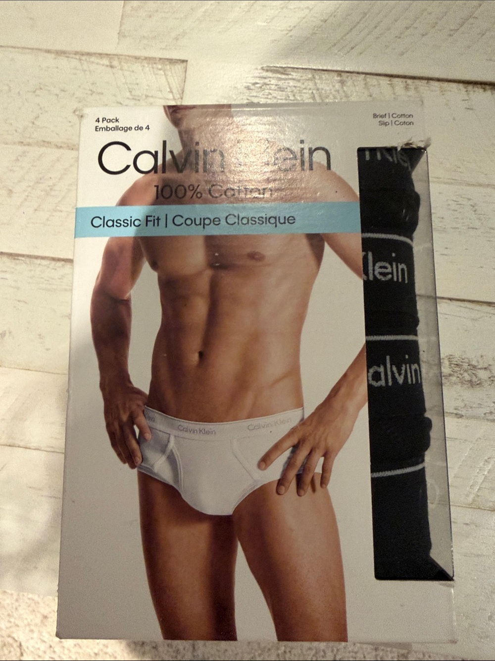 Calvin Klein Men's Underwear Medium 4-Pack Cotton Black classic fit